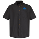 Mopar Men's Short Sleeve Poplin Dress Shirt