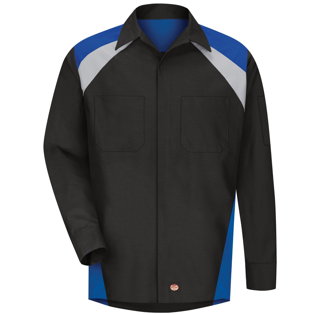 Men's Long Sleeve Tri-Color Shop Shirt