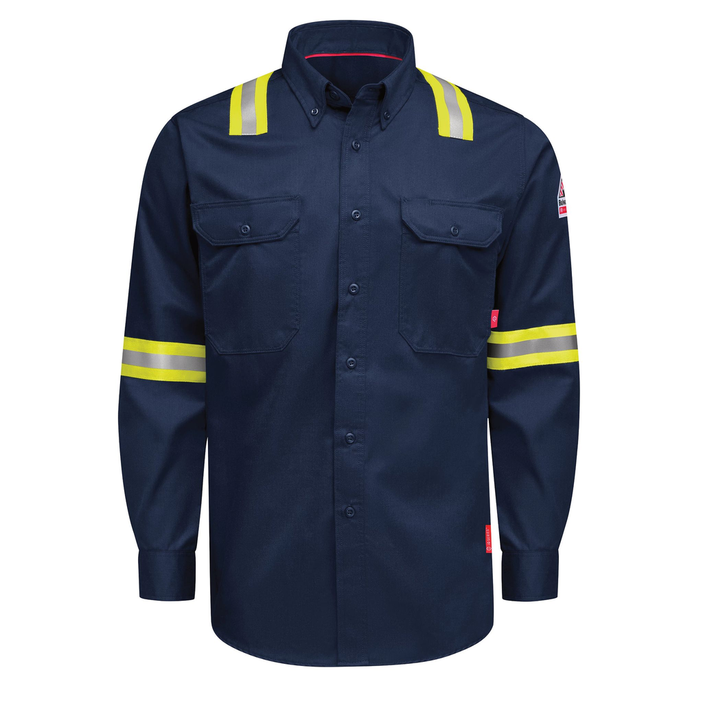 iQ Series Men’s Enhanced-Vis Midweight Comfort Woven Shirt