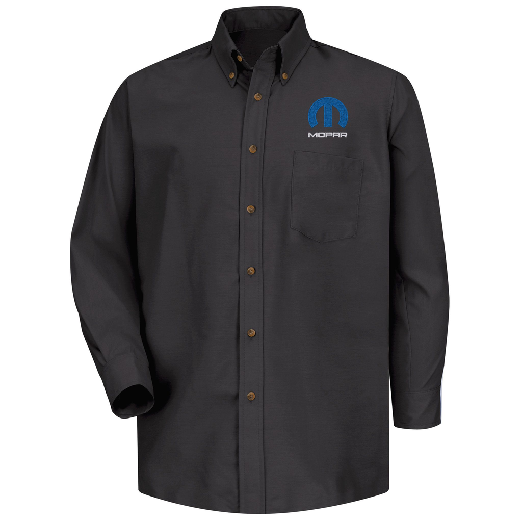 Mopar Men's Long Sleeve Poplin Dress Shirt