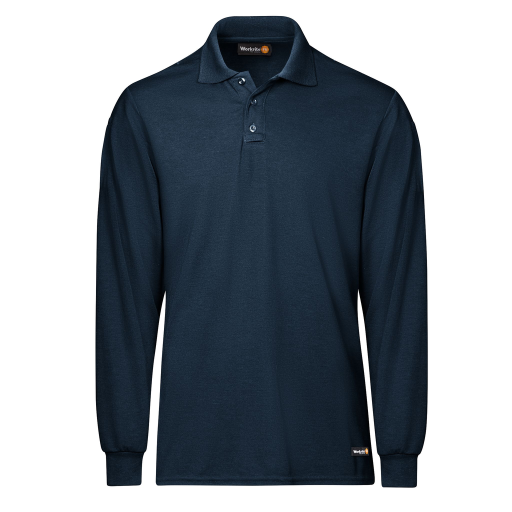 Men's Long Sleeve Station Wear Polo Shirt