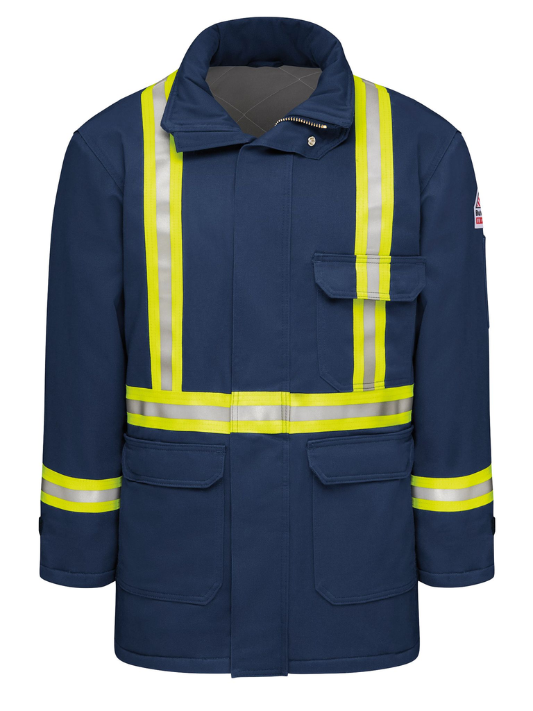 Men's Heavyweight Excel FR® ComforTouch® Insulated Deluxe Parka with Reflective Trim