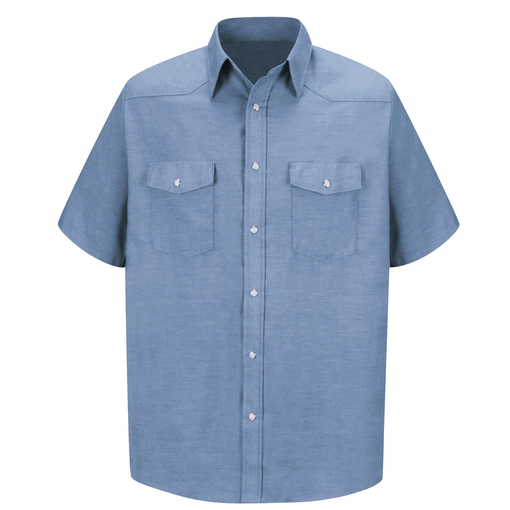 Men's Short Sleeve Deluxe Western Style Shirt