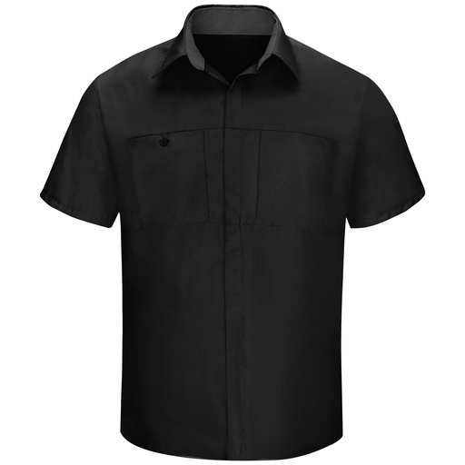 Men's Short Sleeve Performance Plus Shop Shirt With Oilblok Technology