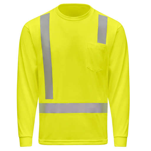 Hi-Visibility Long Sleeve Performance Core Tee, Type R, Class 2
