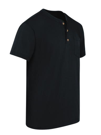 Men's Short-Sleeve Traditional Heavyweight Henley
