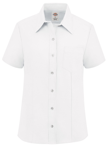 Women's Short-Sleeve Stretch Oxford Shirt
