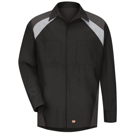 Men's Long Sleeve Tri-Color Shop Shirt
