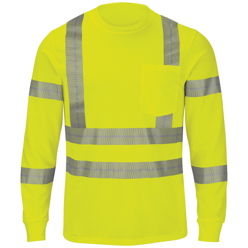 Long Sleeve Hi-Visibility T-Shirt, Type R Class 3