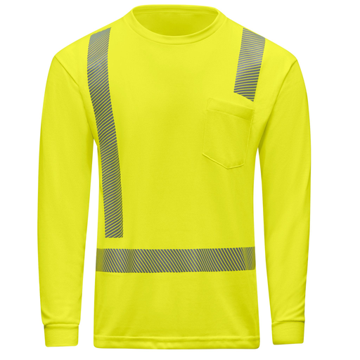 Hi-Visibility Long Sleeve Performance Core Tee, Type R, Class 2