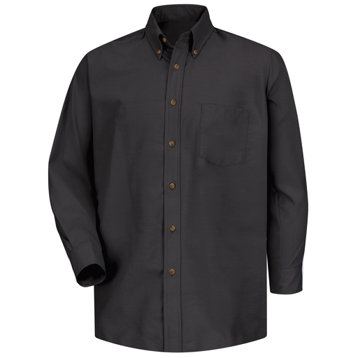 Men's Long Sleeve Poplin Dress Shirt