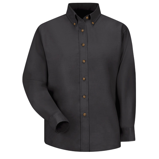 Women's Long Sleeve Poplin Dress Shirt