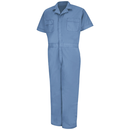 SS M. BLUE POPLIN SPEEDSUIT